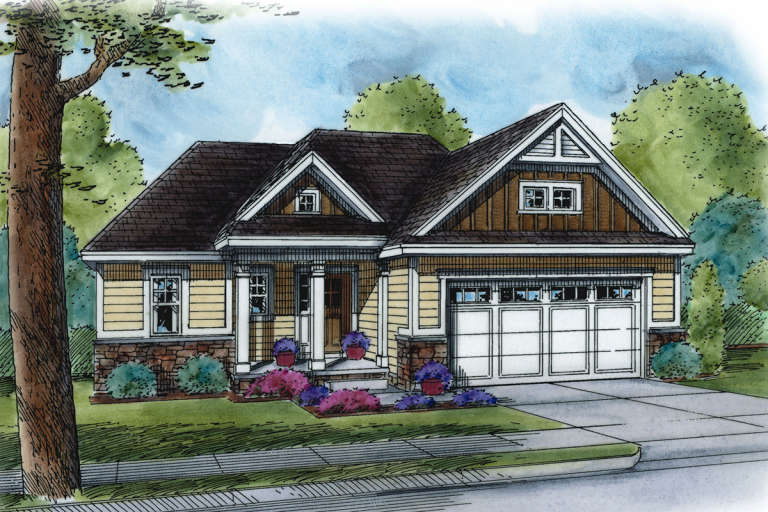 House Plan House Plan #18838 Front Elevation