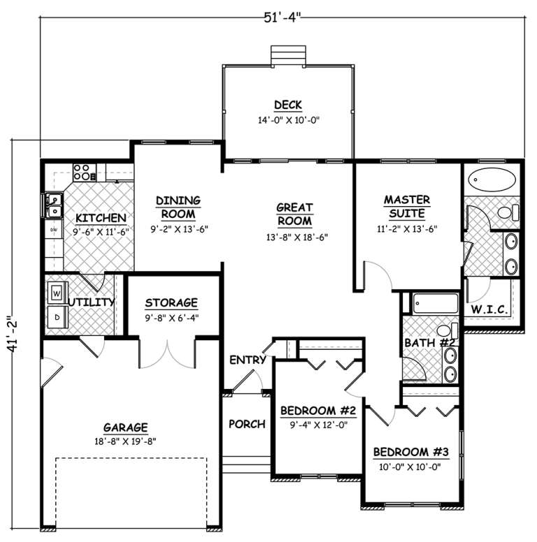 House Plan House Plan #18862 Drawing 1