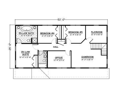 Floorplan 2 for House Plan #526-00036