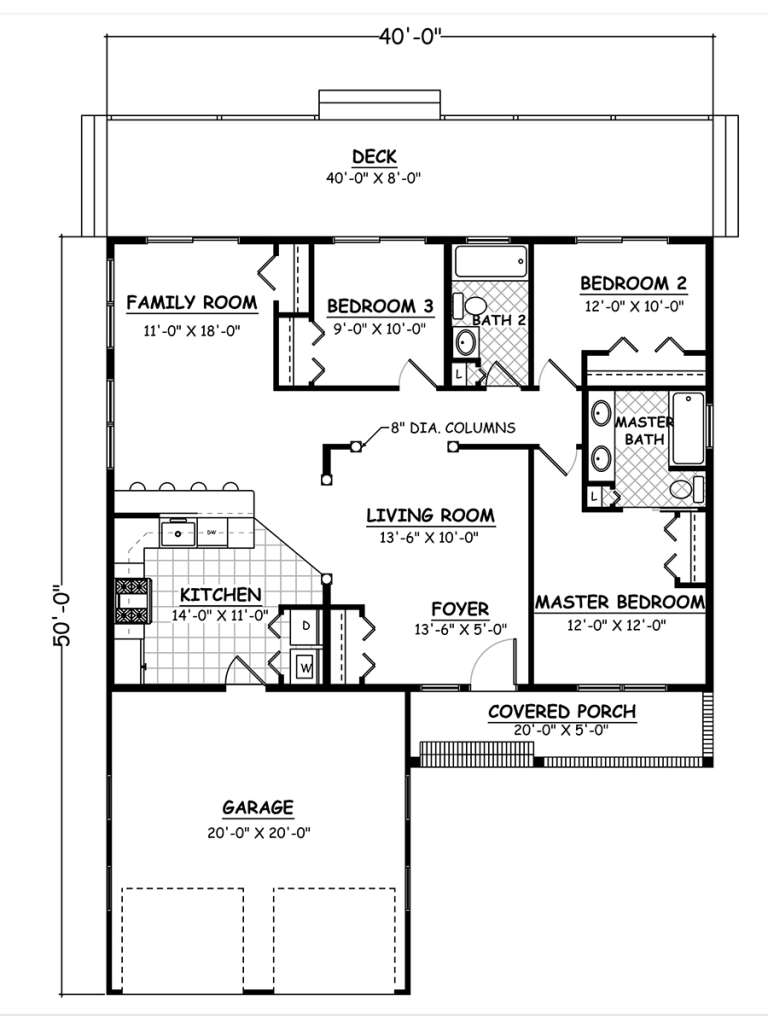 House Plan House Plan #18886 Drawing 1