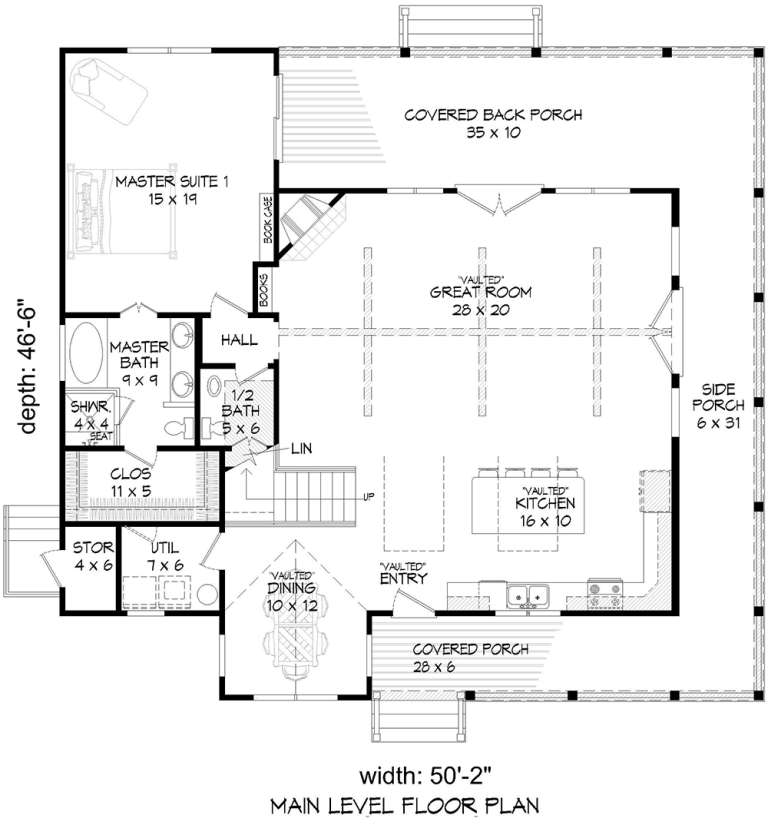 House Plan House Plan #18904 Drawing 1