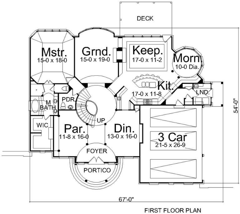 House Plan House Plan #18949 Drawing 1