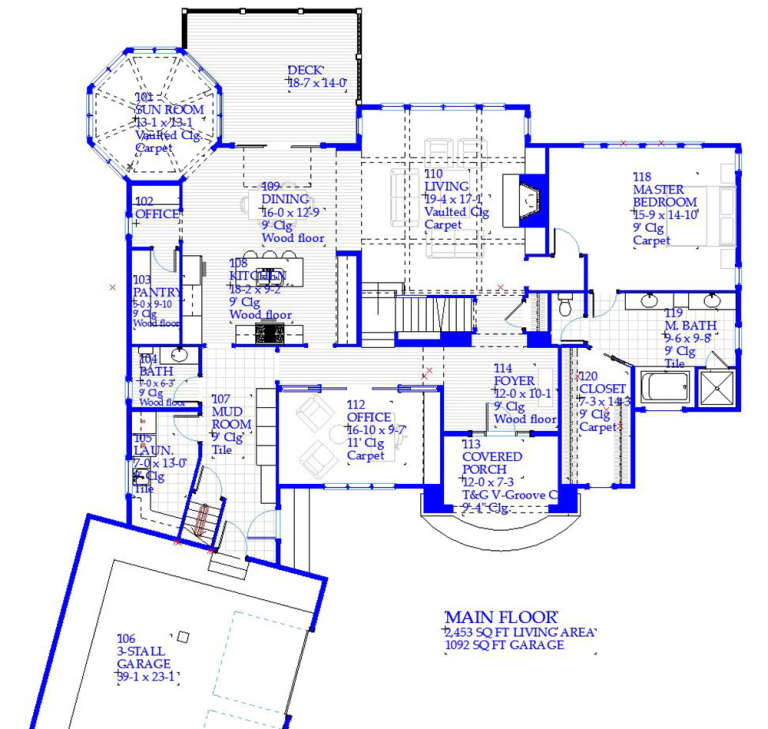 House Plan House Plan #19114 Drawing 1