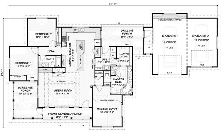 House Plan House Plan #19135 Drawing 1