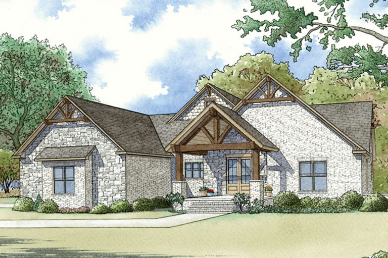 House Plan House Plan #19208 Front Elevation 