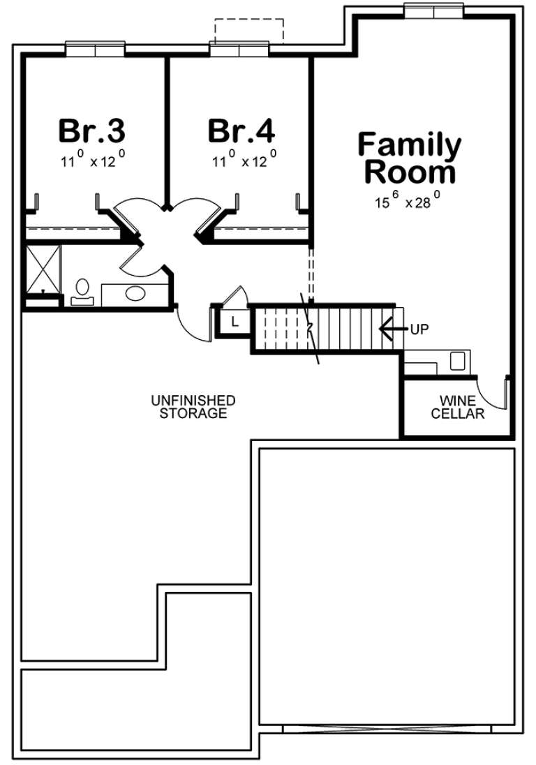 Craftsman Plan: 1,898 Square Feet, 3-4 Bedrooms, 2.5 Bathrooms - 402-01521