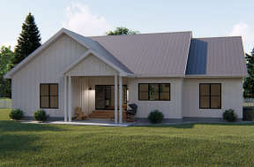 Modern Farmhouse Plan: 1,989 Square Feet, 4 Bedrooms, 2 Bathrooms - 963 ...