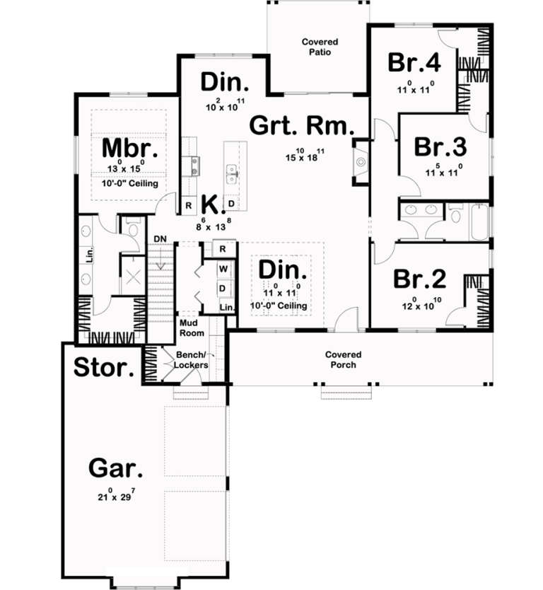 House Plan House Plan #19348 Drawing 1