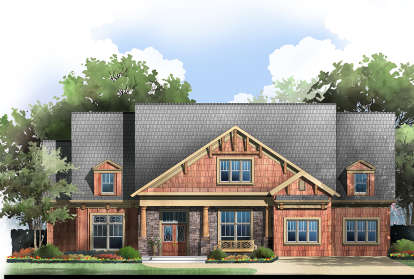 Craftsman House Plan #4195-00029 Elevation Photo