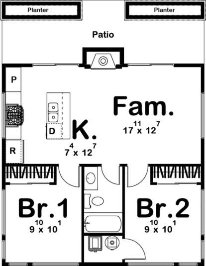 Main Floor for House Plan #963-00194
