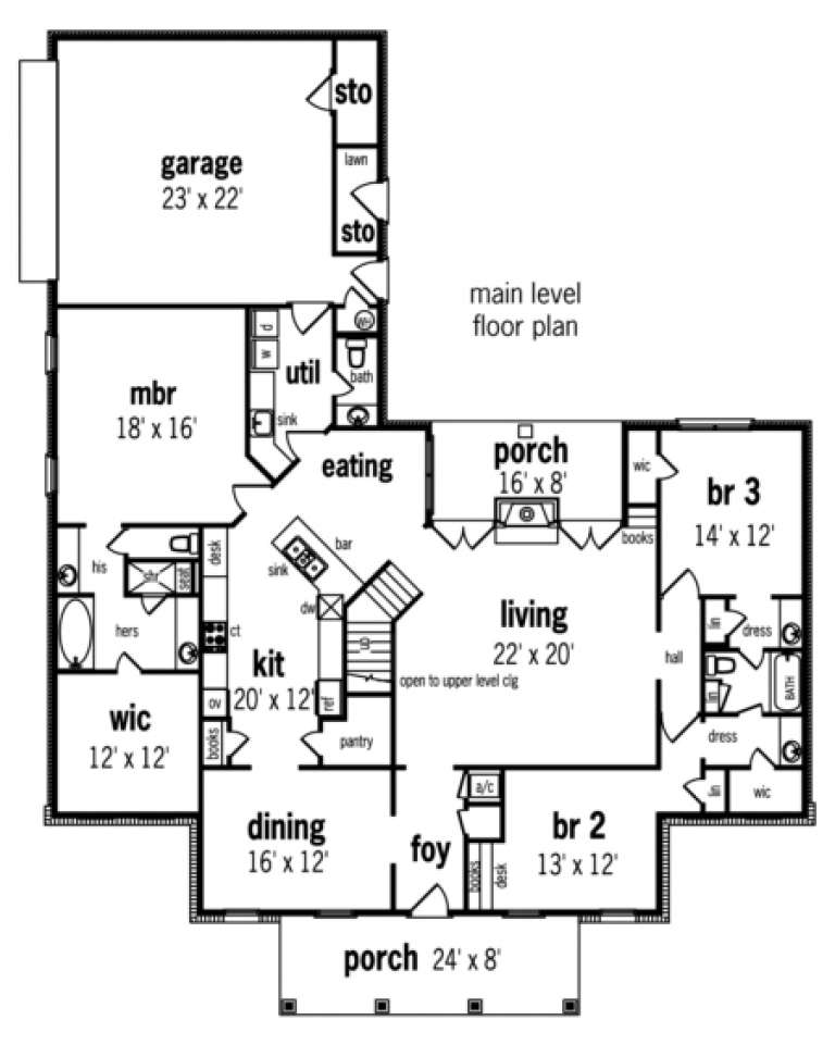 House Plan House Plan #1943 Drawing 1