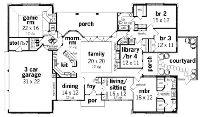 House Plan House Plan #1946 Drawing 1