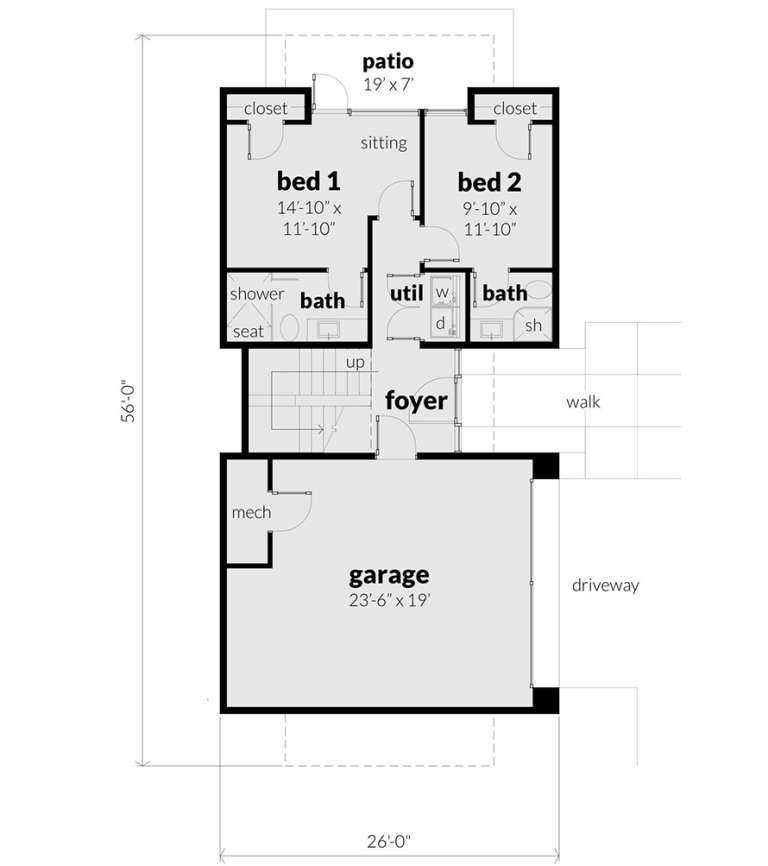 House Plan House Plan #19555 Drawing 1