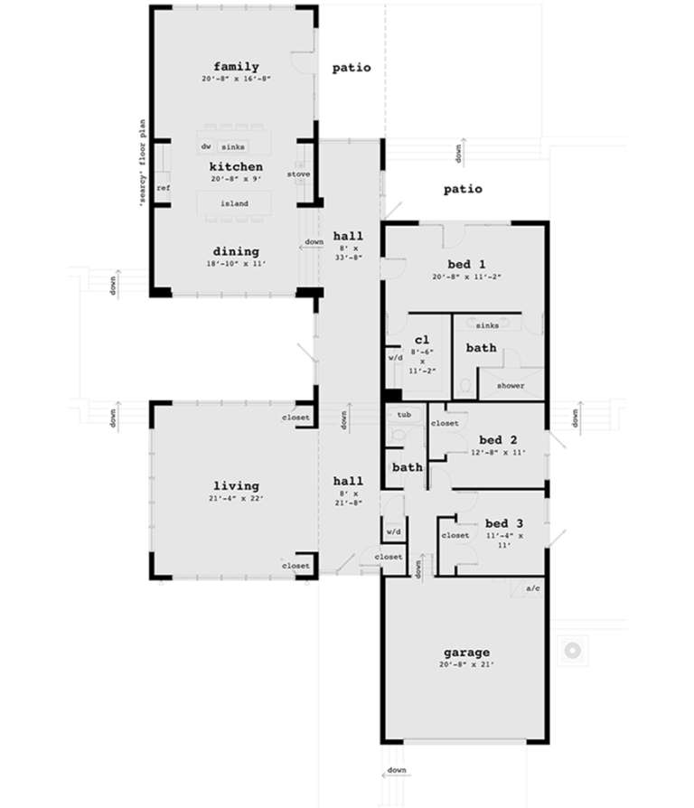 House Plan House Plan #19564 Drawing 1
