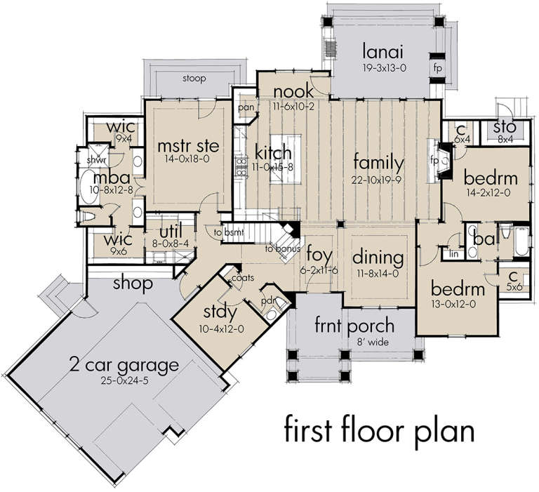House Plan House Plan #19582 Drawing 1