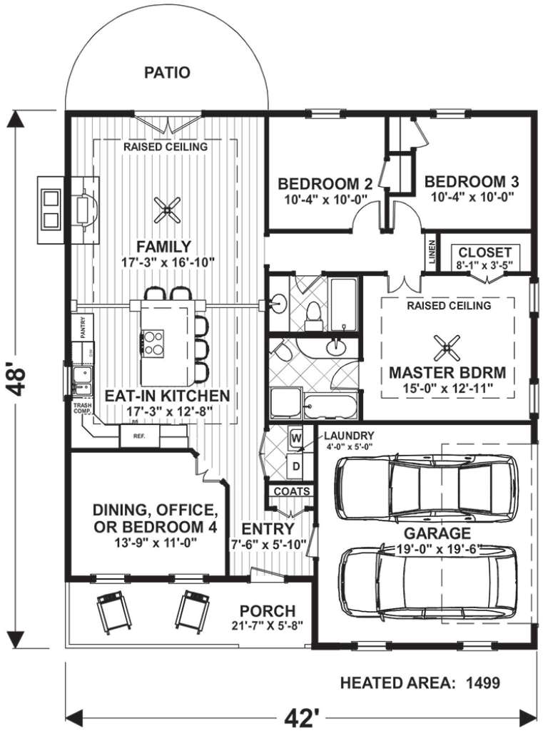 House Plan House Plan #19644 Drawing 1