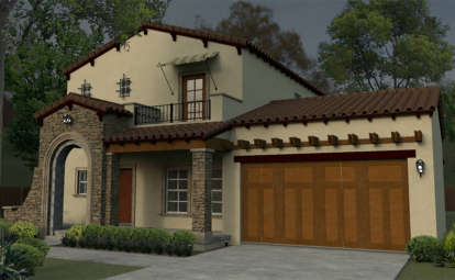 Southwest House Plan #3978-00041 Elevation Photo