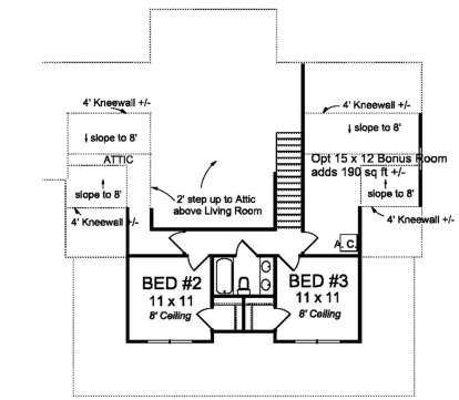 Second Floor for House Plan #4848-00348