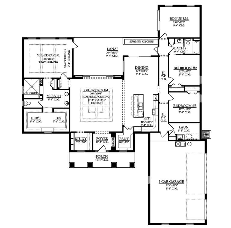 House Plan House Plan #19807 Drawing 1