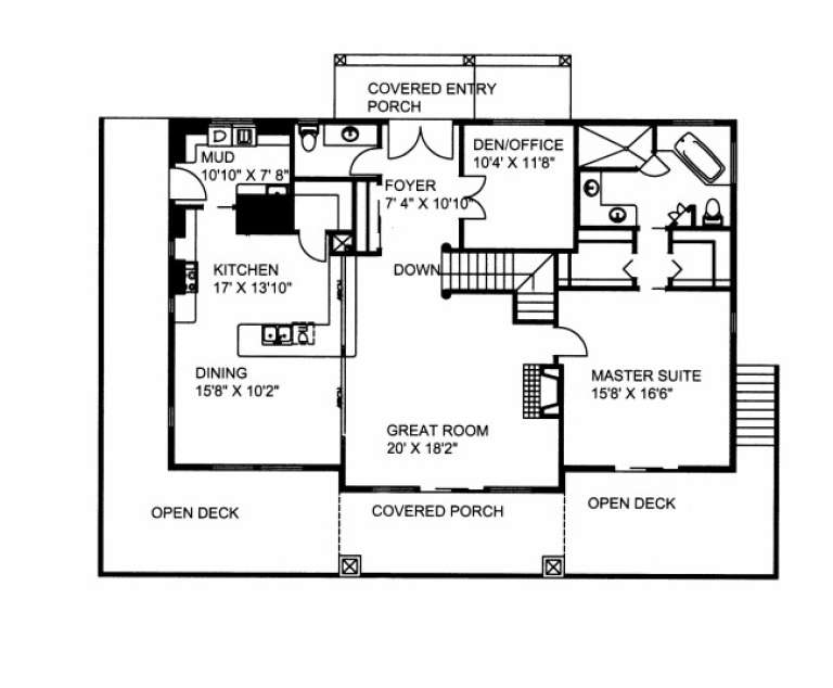 House Plan House Plan #1983 Drawing 2