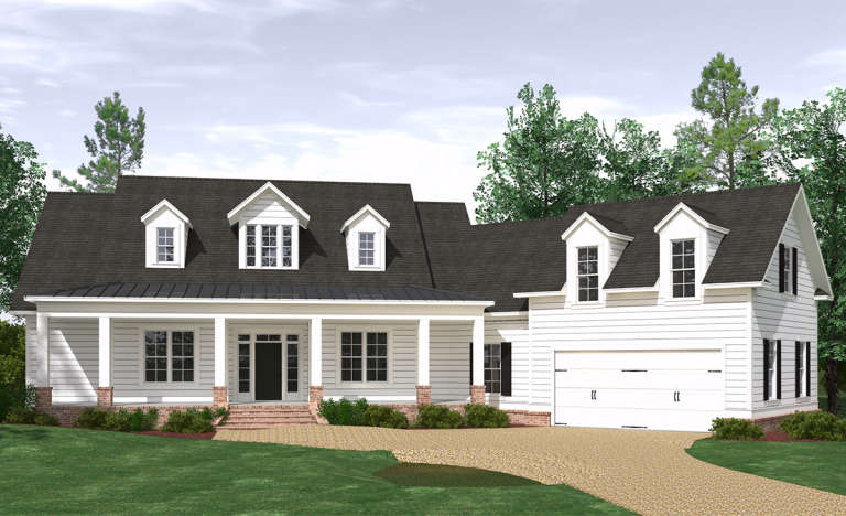 House Plan House Plan #19842 Front Elevation 
