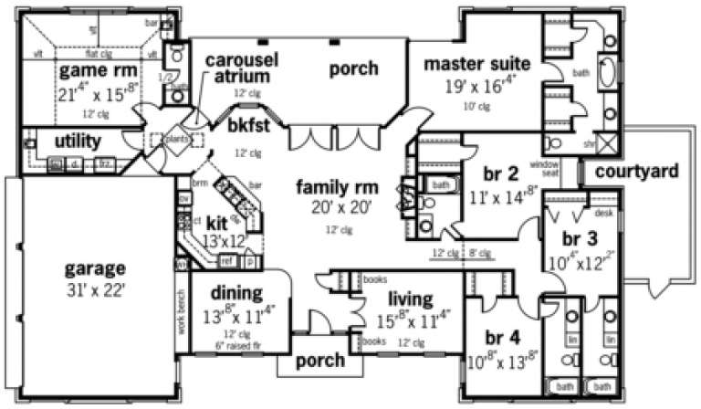 House Plan House Plan #1986 Drawing 1