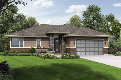 Ranch Plan: 1,759 Square Feet, 3 Bedrooms, 2 Bathrooms - 2559-00681