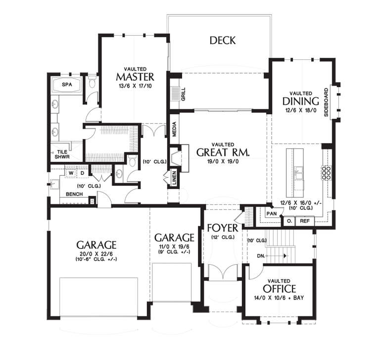 House Plan House Plan #19901 Drawing 1