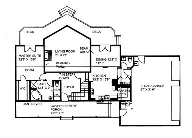 House Plan House Plan #1994 Drawing 1