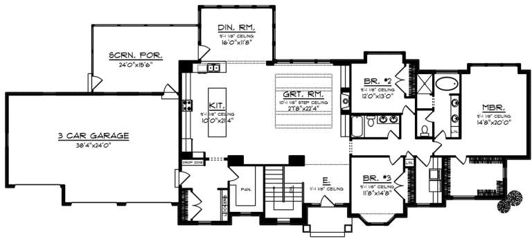 House Plan House Plan #19990 Drawing 1
