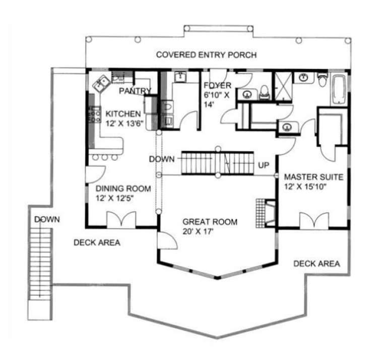 House Plan House Plan #2000 Drawing 2