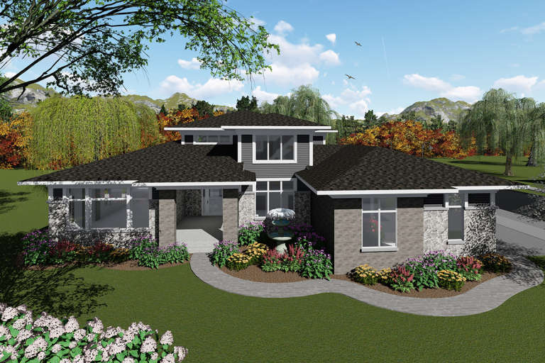 House Plan House Plan #20015 Front Elevation 