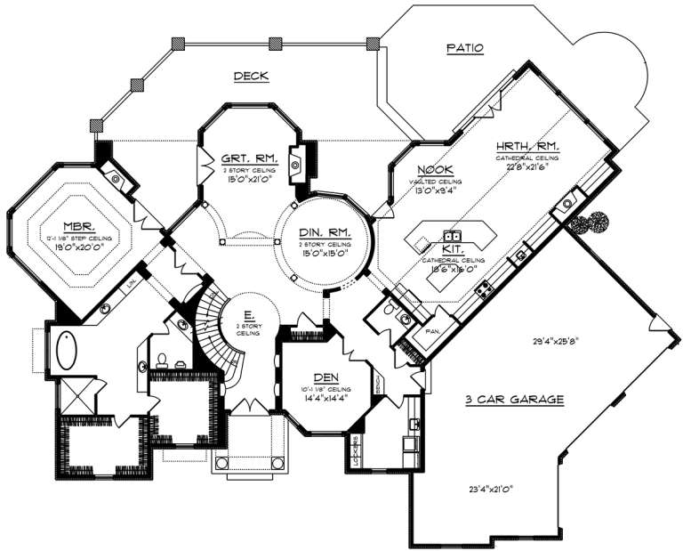 House Plan House Plan #20019 Drawing 1