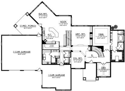Main Floor for House Plan #1020-00085
