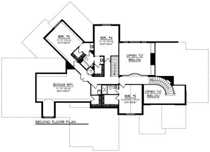 Second Floor for House Plan #1020-00085