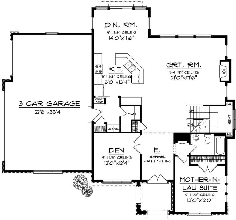 House Plan House Plan #20144 Drawing 1
