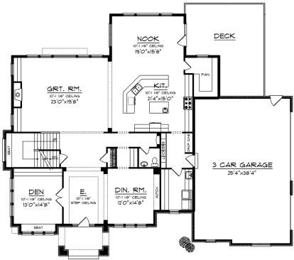 Main Floor for House Plan #1020-00181
