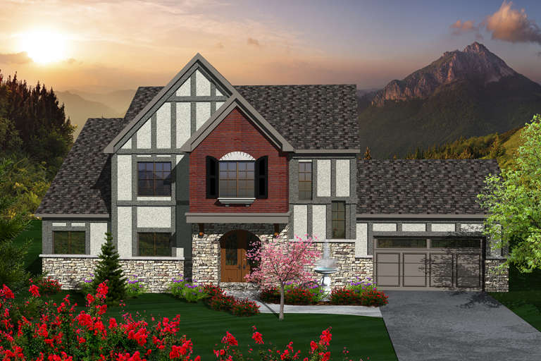 House Plan House Plan #20208 Front Elevation 