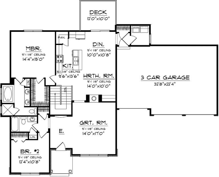 House Plan House Plan #20226 Drawing 1