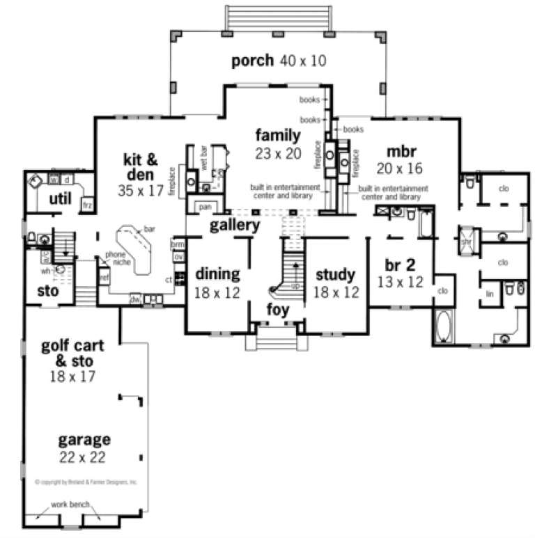 House Plan House Plan #2027 Drawing 1