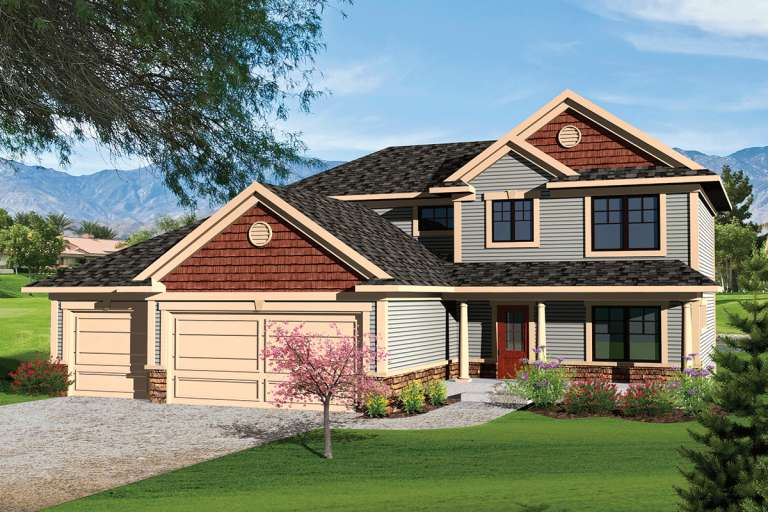 House Plan House Plan #20327 Front Elevation 