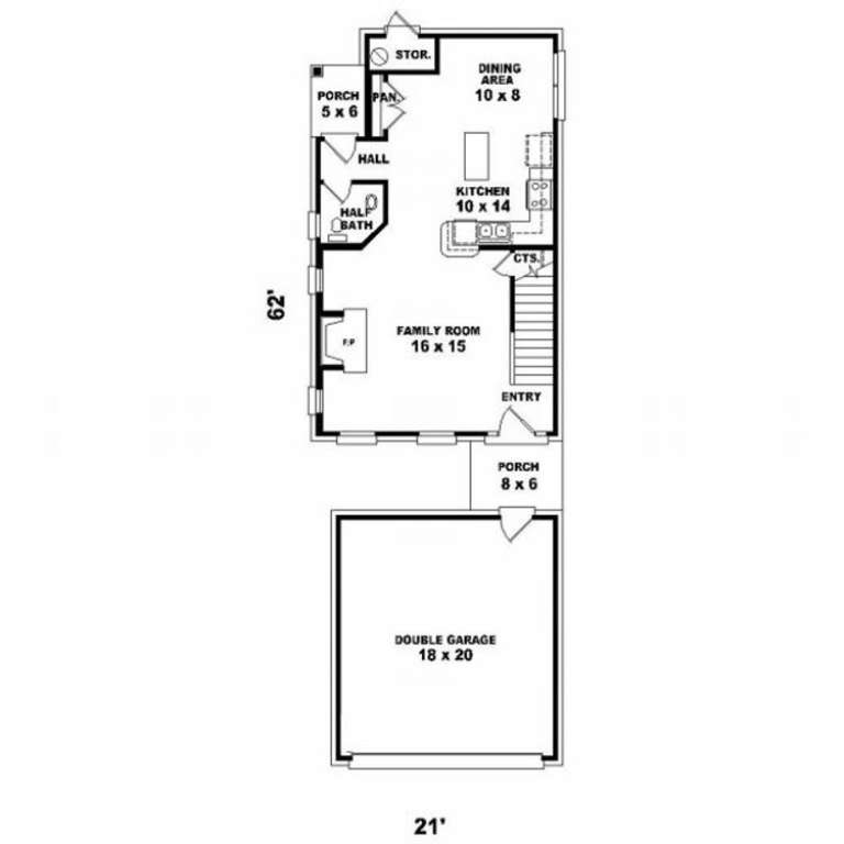 House Plan House Plan #2035 Drawing 1