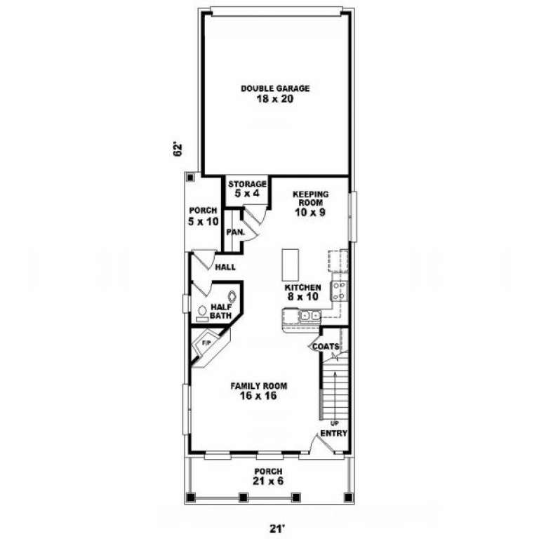 House Plan House Plan #2041 Drawing 1