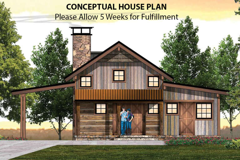 House Plan House Plan #20414 Front Elevation 