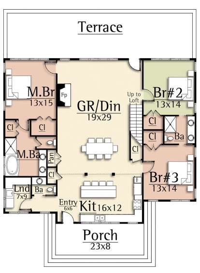 Main Floor for House Plan #8504-00166