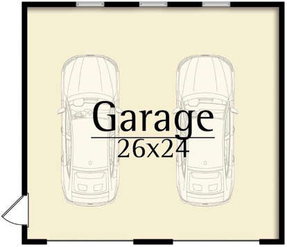 Detached Garage for House Plan #8504-00166