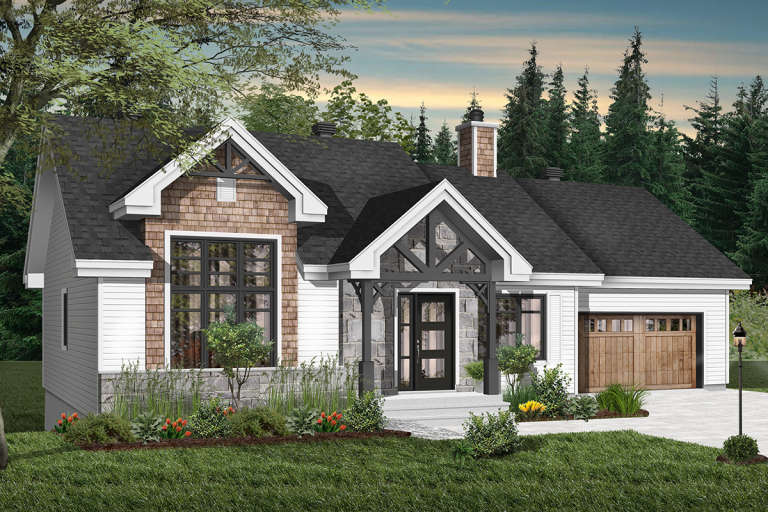 House Plan House Plan #20431 Front Elevation 