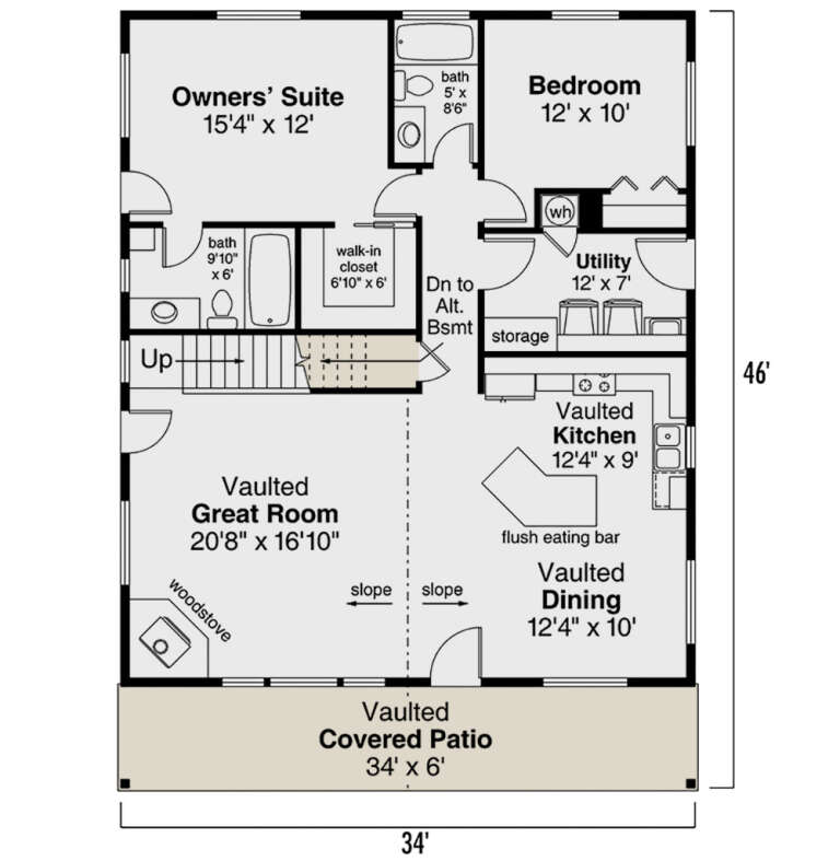 House Plan House Plan #20444 Drawing 1