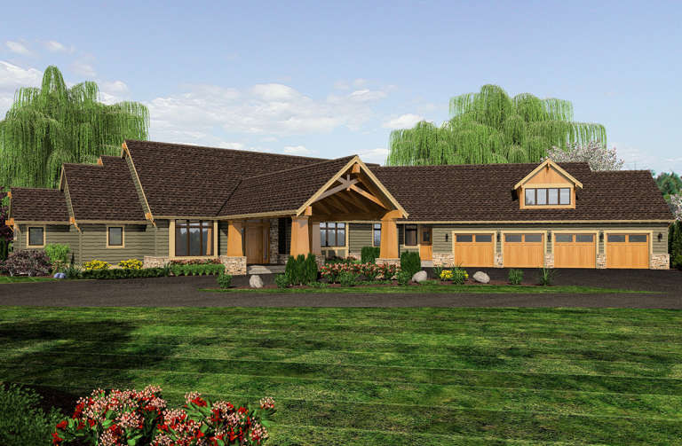 House Plan House Plan #20506 Front Elevation 