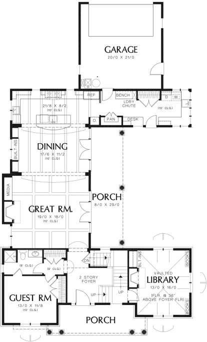 Main Floor for House Plan #2559-00805